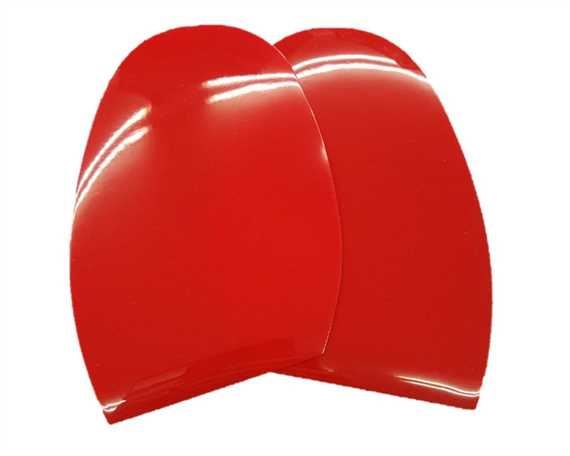 RUBBER HALF SOLE MIRROR RED SIZE 3 (PR) 1.3mm