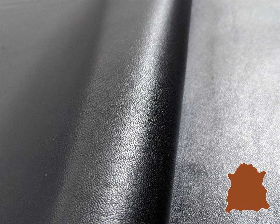 Cabretta CABRETTA SHEEP UPPER/BAG 0.8/0.9MM BLACK