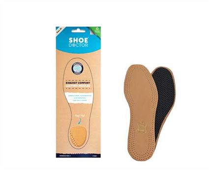  SHOE DOCTOR LEATHER FULL INSOLE SIZE 39 EXQUISIT CARBON ACTIVATED 