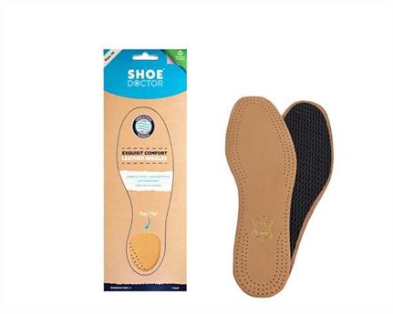  SHOE DOCTOR LEATHER FULL INSOLE SIZE 44 EXQUISIT CARBON ACTIVATED 