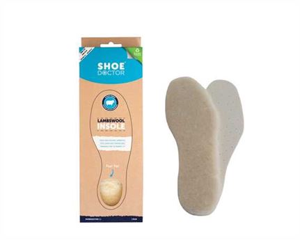  SHOE DOCTOR INSOLES LAMBSWOOL SIZE EURO 38/39 (AUD 5/6) (PAIR)
