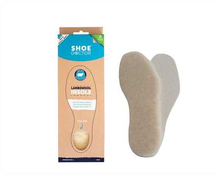  SHOE DOCTOR INSOLES LAMBSWOOL SIZE EURO 41/42 (AUD 7/8) (PAIR)