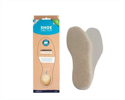  SHOE DOCTOR INSOLES LAMBSWOOL SIZE EURO 43/44 (AUD 9/10) (PAIR)