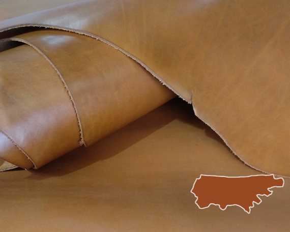 VEG TANNED COW SIDE 2.2MM TAN GREAT CRAFT LEATHER