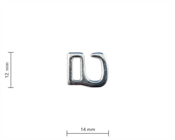 SHOE DOCTOR BRA CLIP NICKEL PLATED SMALL