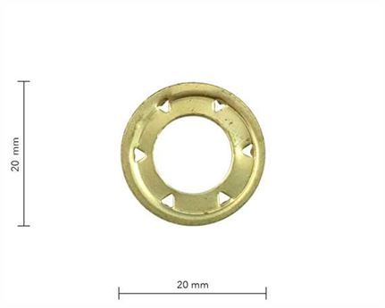 WASHER FOR SP4 EYELET SPIKED BRASS 