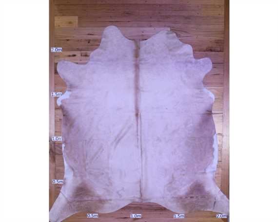 COWHIDE TOP QUALITY NATURAL COLOUR BEIGE (rug pictured sent) Free Delivery!