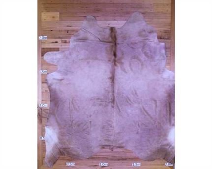 COWHIDE TOP QUALITY NATURAL COLOUR BEIGE (rug pictured sent) Free Delivery!