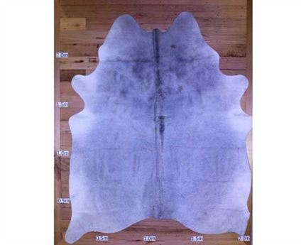COWHIDE TOP QUALITY NATURAL COLOUR GREY (rug pictured sent) Free Delivery!