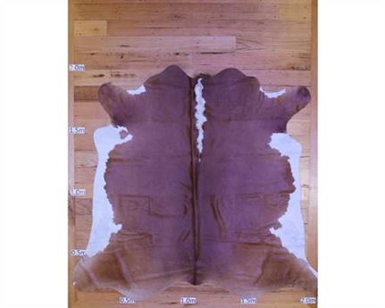 COWHIDE TOP QUALITY NATURAL COLOUR HEREFORD (rug pictured sent) Free Delivery!