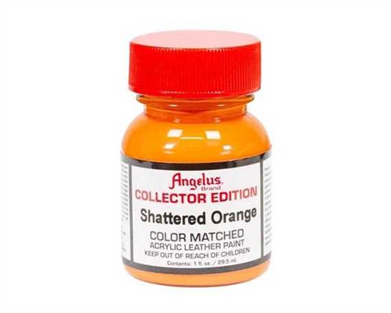 ANGELUS CE ACRYLIC PAINT SHATTERED ORANGE 29ML COLLECTORS EDITION FOR LEATHER AND FABRIC