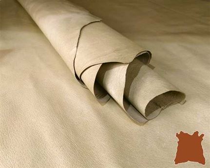 PIG LINING LEATHER 0.7/0.9MM BEIGE FULL SKIN FOR BAG AND SHOE LINING