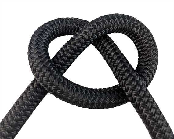 ROPE MARINE DOUBLE BRAID 16MM (PER L/MTR) SOLID BLACK