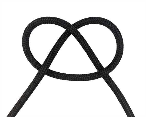 ROPE MARINE DOUBLE BRAID 8MM (PER L/MTR) SOLID BLACK
