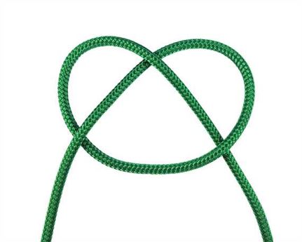 ROPE MARINE DOUBLE BRAID (PER L/MTR) 6MM SOLID GREEN