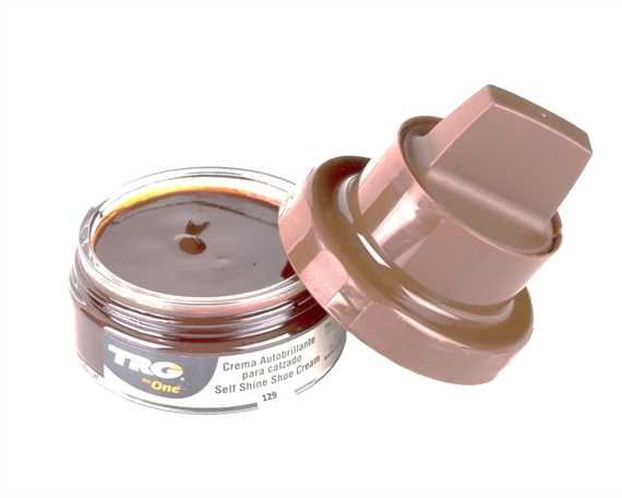  TRG SELF SHINE SHOE CREAM KIT 50 ml. # 129 LIGHT BROWN