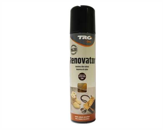  TRG SUEDE & NUBUCK MIDDLE BROWN RENOVATOR SPRAY 250 ml. # 139