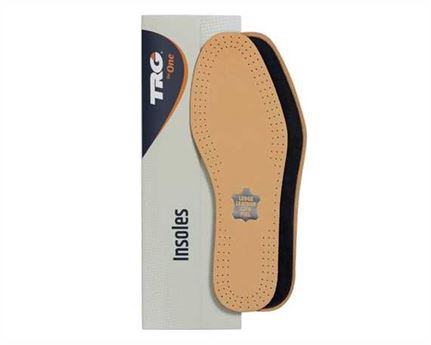  TRG INSOLES ACTIVE LEATHER ACTIVATED CHARCOAL SIZE 35