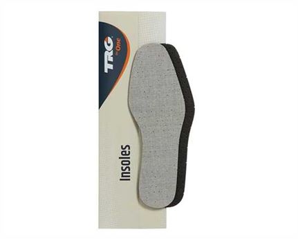  TRG INSOLES DEODORISER ACTIVATED CHARCOAL LATEX FOAM SIZE 40