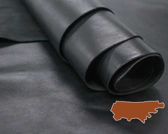 UPPER LEATHER SIDES MADRID 1.3/1.5MM BLACK