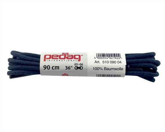 PEDAG LACES 90CM ROUND NAVY BLUE