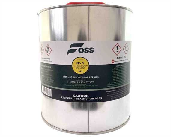 SOLVENT FOR No9 FITTING ROOM 4LT