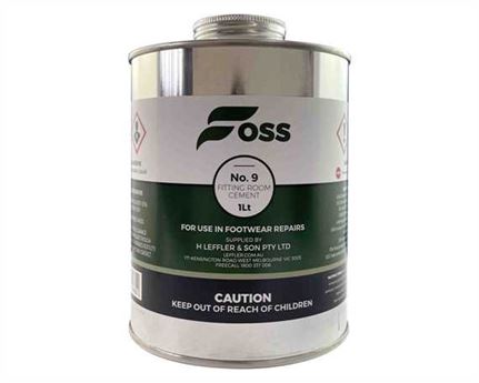 ADHESIVE FOSS FITTING ROOM CEMENT No9 1 LITRE