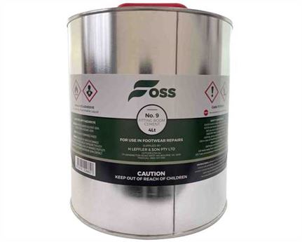 ADHESIVE FOSS FITTING ROOM CEMENT No9 4 LITRE