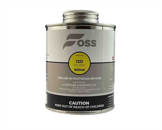 SOLVENT FOR 12D FOSS 500ML PW