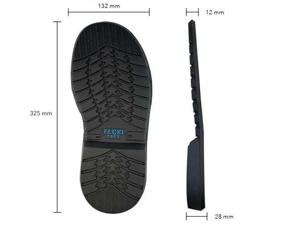 FLEXI SOFT SOLE MEDIUM BLACK