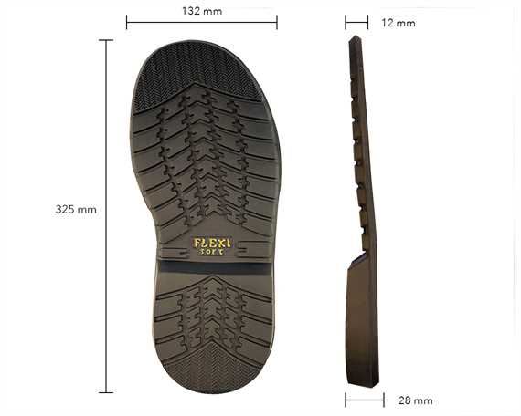 FLEXI SOFT SOLE MEDIUM BROWN