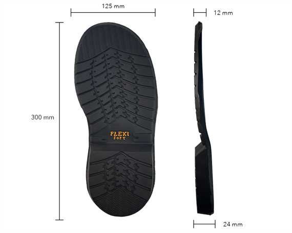 FLEXI SOFT SOLE SMALL BLACK