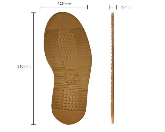 VIBRAM DURBAN SIZE 35-36 TAN