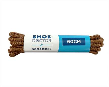  SHOE DOCTOR 60CM FINE ROUND LACE LIGHT BROWN