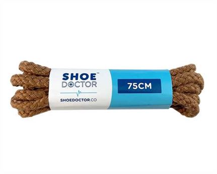  SHOE DOCTOR 75CM CORDED LACE LIGHT BROWN