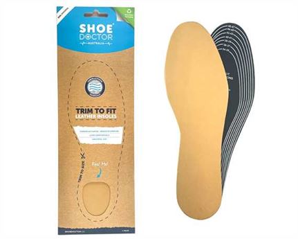  SHOE DOCTOR LEATHER FULL INSOLE UNIVERSAL SIZE CARBON ACTIVATED 