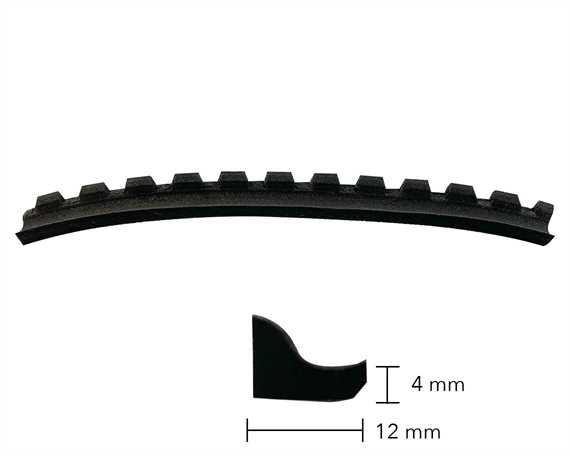 RANDING BLACK RUBBER, SUPER HIGH (MT)