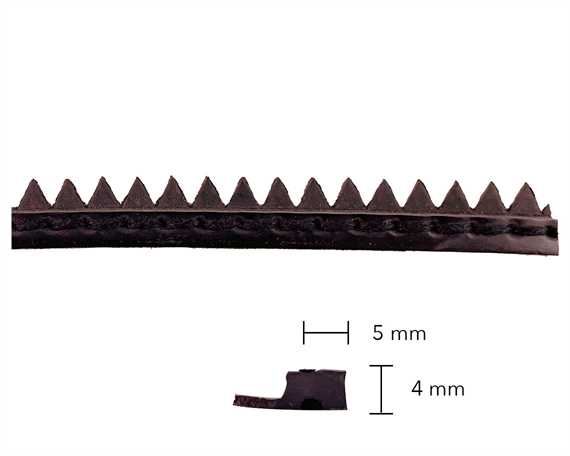 RANDING STITCHED PLAIN RUBBER BROWN #1642 (MT)