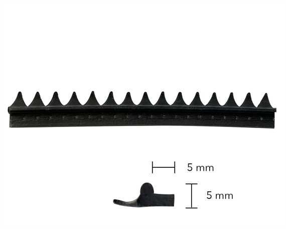RANDING STITCHED RUBBER 1669 BLACK