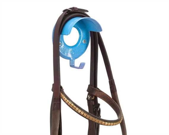 STUBBS BRIDLE RACK Individual With Hook BLUE