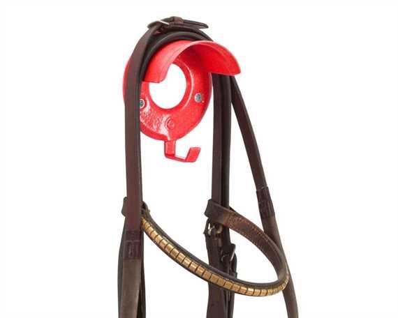 STUBBS BRIDLE RACK Individual With Hook RED