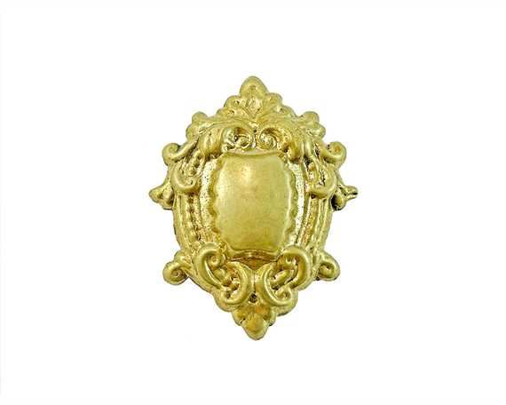 ORNAMENT LEAD FILLED BRASS ORNATE 45MM