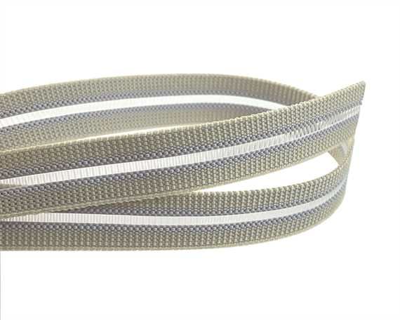 SHOE DOCTOR ELASTIC BUCKLE BEIGE STYLE #1686 (PER L/MTR) 12MM