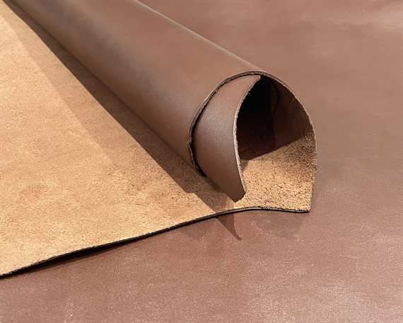 RODEO UPPER LEATHER SIDE 1.6/1.8MM (SQ FT) LIMITED EDITION MAHOGANY