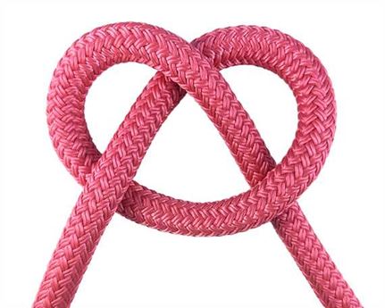 ROPE DOUBLE BRAID EQUESTRIAN (PER L/MTR) 14MM SOLID PINK