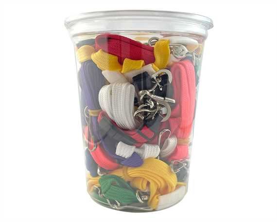 KEVRON STANDARD BREAKAWAY LANYARD PER 25 ASSORTED NECK OR WRIST