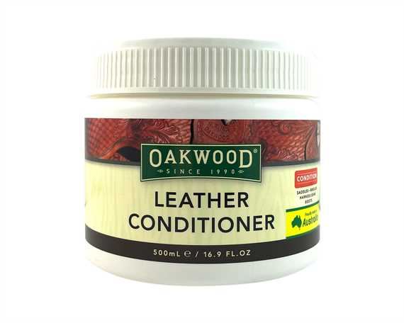 OAKWOOD LEATHER CONDITIONING CREAM TUB 500mL
