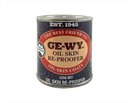 GE-WY OILSKIN REPROOFING TIN 220G BLACK