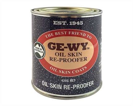 GE-WY OILSKIN REPROOFING TIN 430G BLACK
