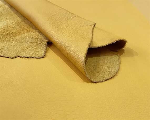 BAG/UPPER LEATHER SIDES LIMITED EDITION COBRAM CORN YELLOW 2MM (EACH)